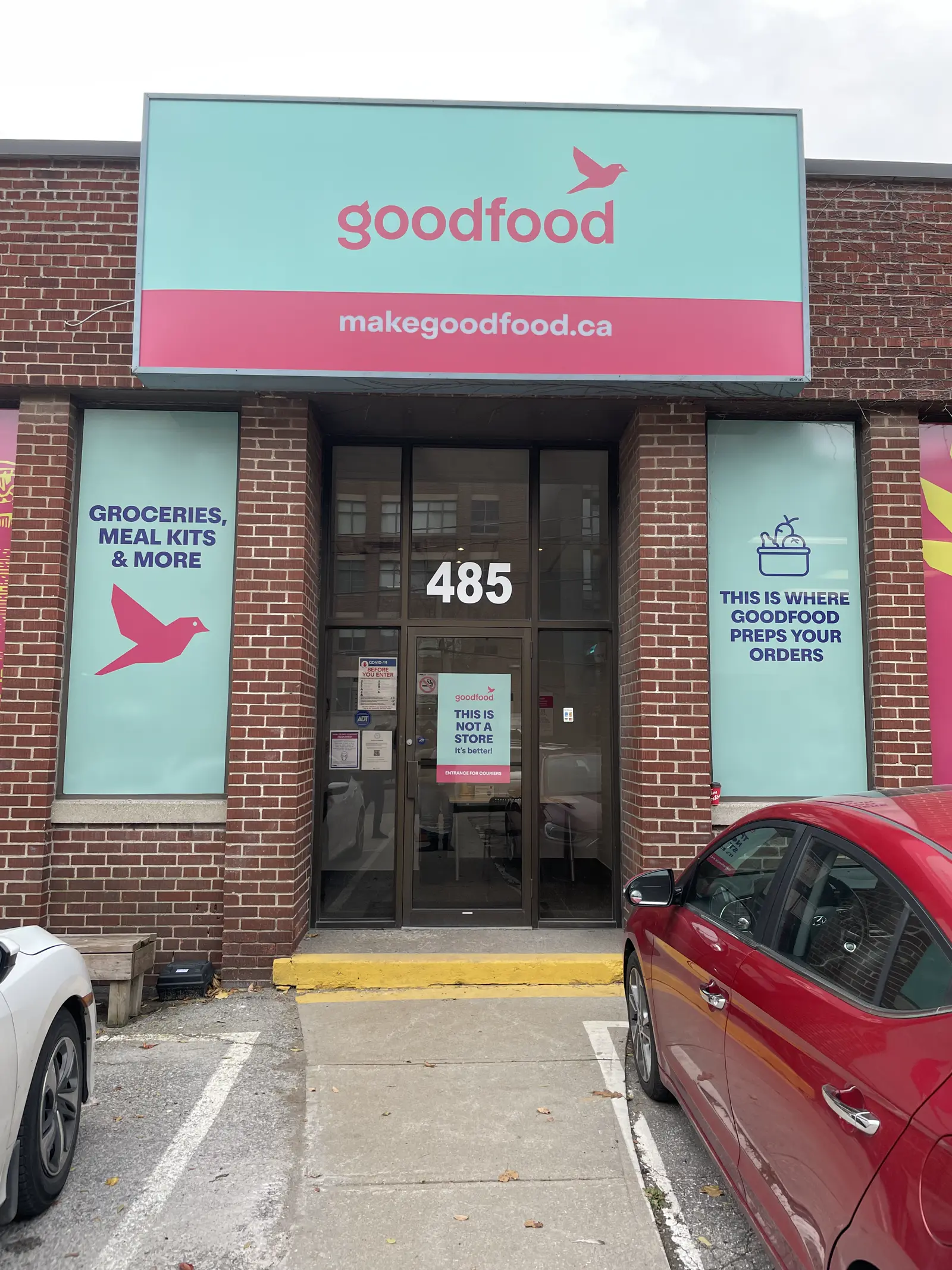 A Goodfood production site, not a retail store